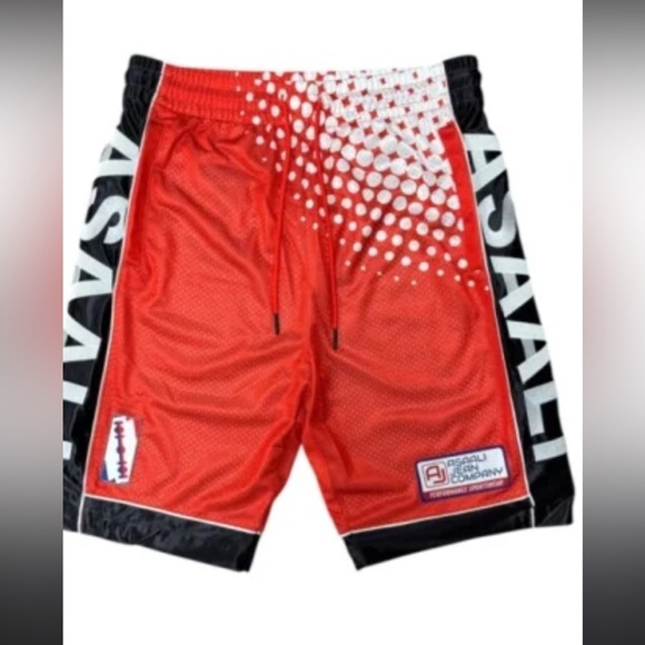 Other - ASAALI jean co Los Ángeles Red Basketball Shorts